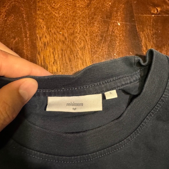 Minimum aarhus short sleeved t-shirt | Small in Navy - Picture 3 of 5